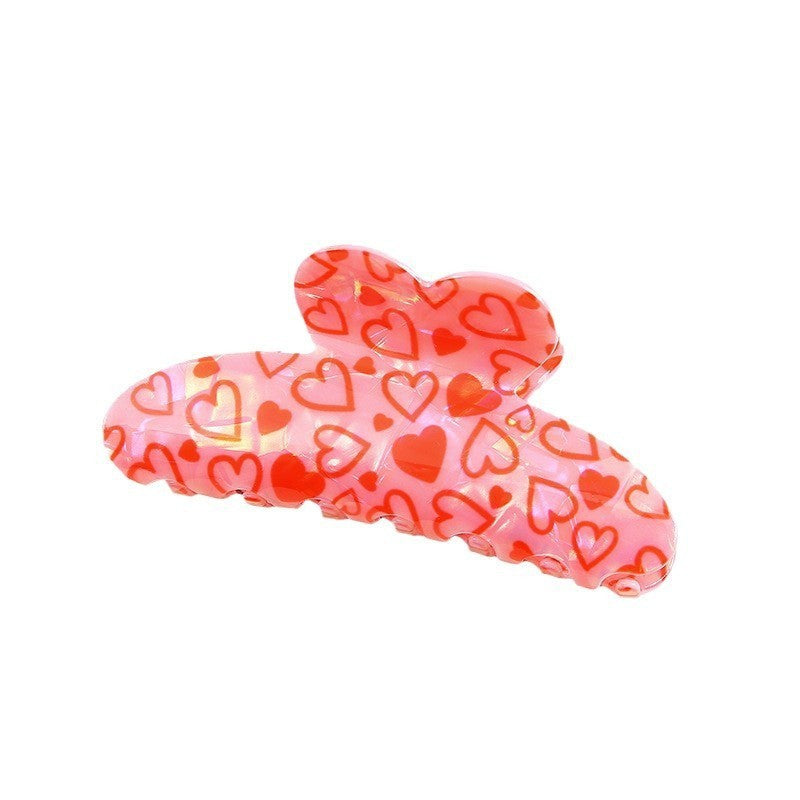 Wholesale Sweet Valentine's Day Heart Shaped Cute Red Lips Love Hairpin