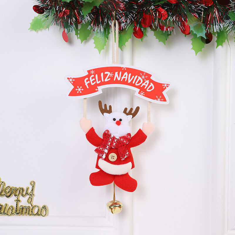 Wholesale Christmas Ornaments Cartoon Santa Claus Snowman Decoration