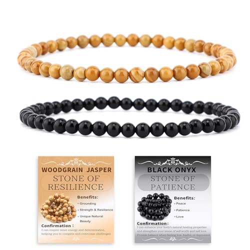 Wholesale Ethnic Style Handmade Tiger Eye Stone Bead Bracelet Set 3 Piece Round Beads Couple Bracelets With Retail Hang Card Boutique Resale Gift