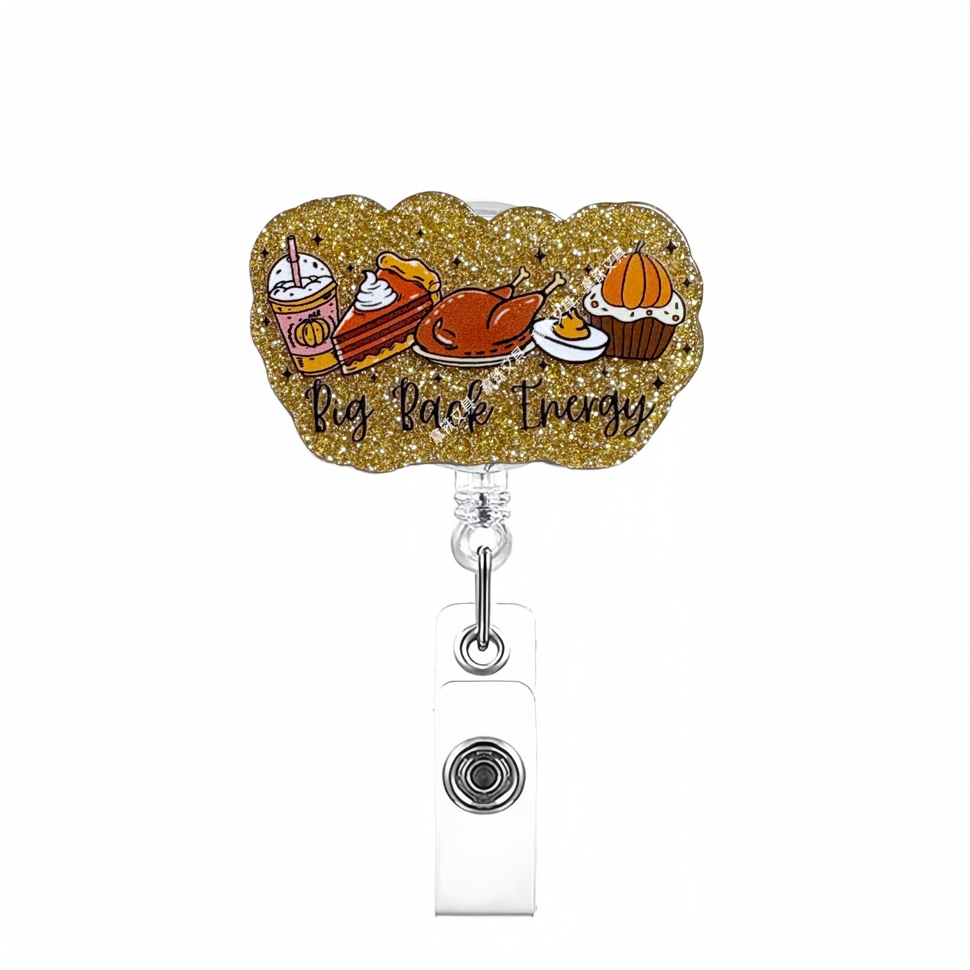 Wholesale Golden Autumn Christmas Nurses Medical Students Retractable Buckle  Badge Reels