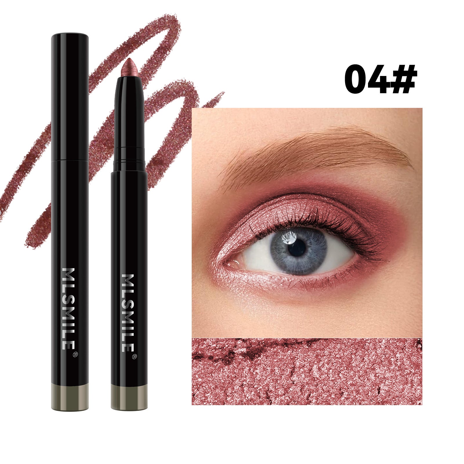 Wholesale MLSMILE Waterproof and Smudge-proof Eyeliner with Pencil Sharpener