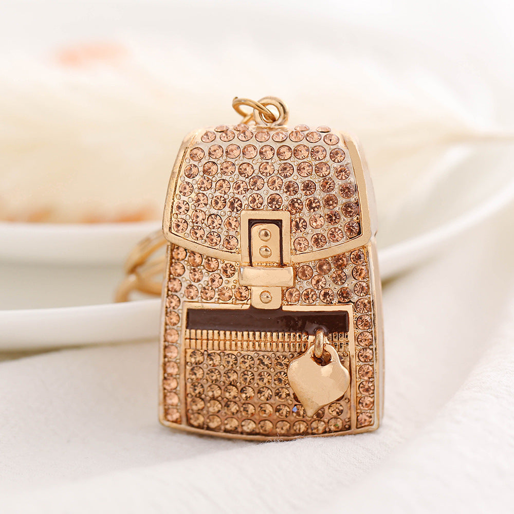 Wholesale Diamond Bag Alloy Keychain