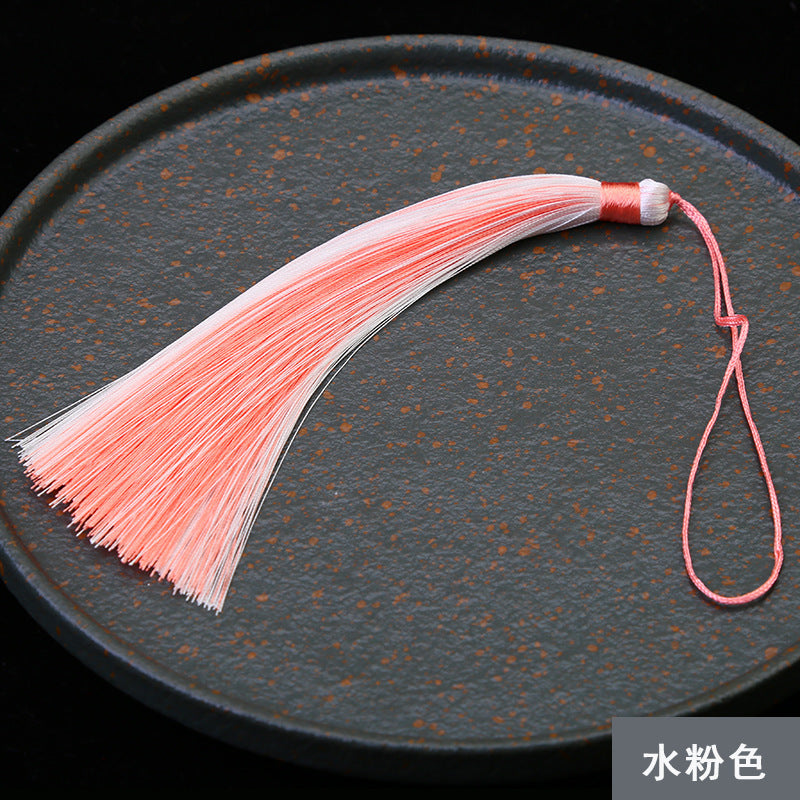 Wholesale Sandwich Two-color Tassel Pendant