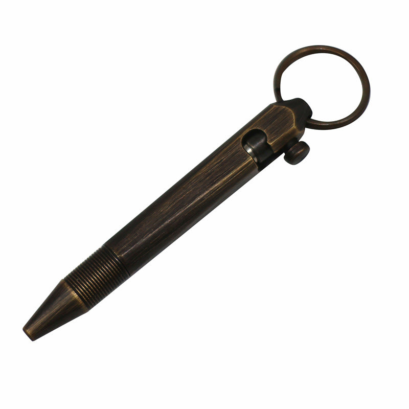 Wholesale Mini keychain brass pen
