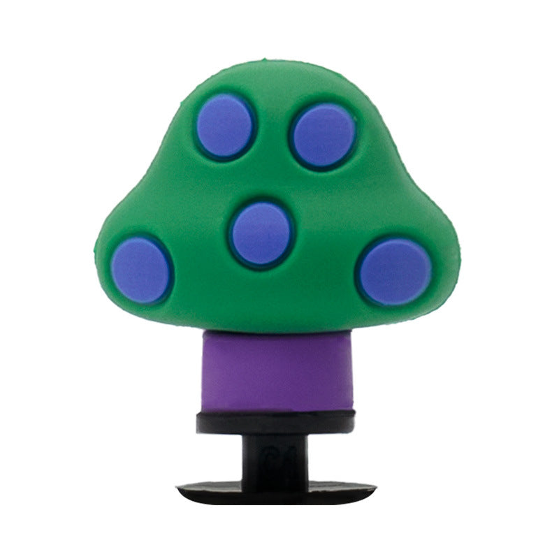 Wholesale 5pcs  Cartoon mushroom 3D hole shoe buckle decorative accessories