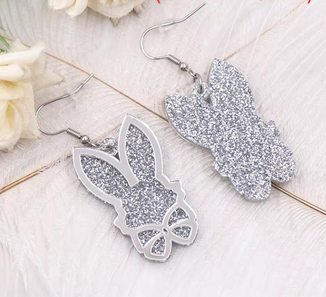 Easter Bunny Acrylic Earrings