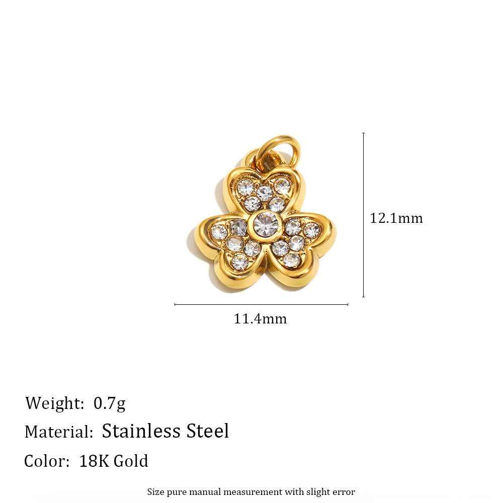 Wholesale Golden seahorse bow tie five-pointed star denim boots pendant