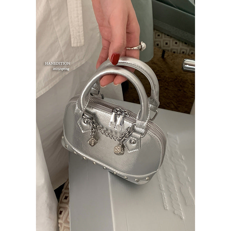 Wholesale Champagne gold shell bag fashionable shoulder crossbody bag