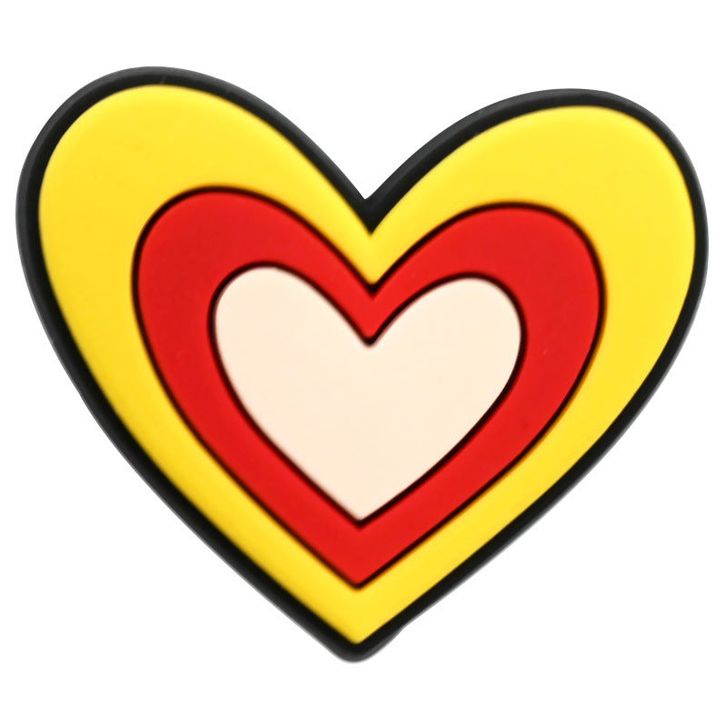 Wholesale Random 100pcs Valentine' s Day Series Blue Cartoon Croc Charms