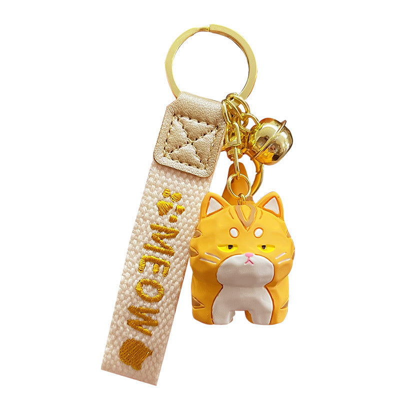 Wholesale Cat Standing Resin Keychains