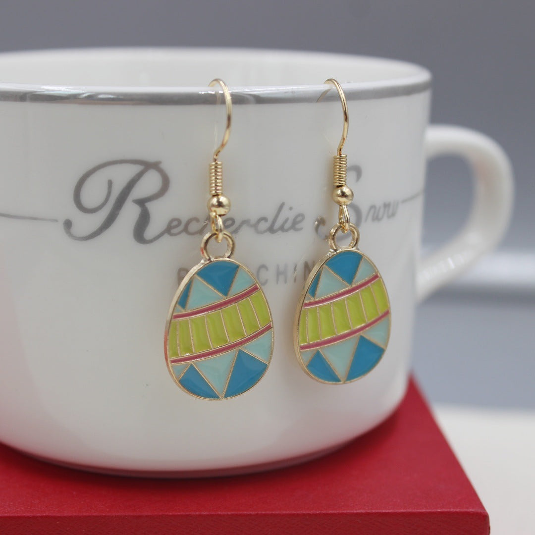 Wholesale Easter Bunny Easter Egg Carrot Earrings