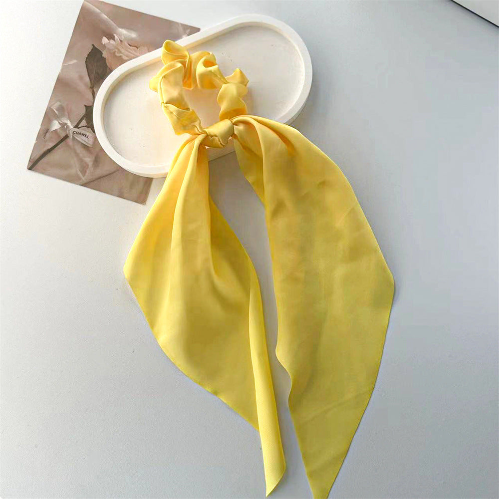 Wholesale Ponytail Ribbons Satin Scrunchies Hair Accessories Hair Scrunchies
