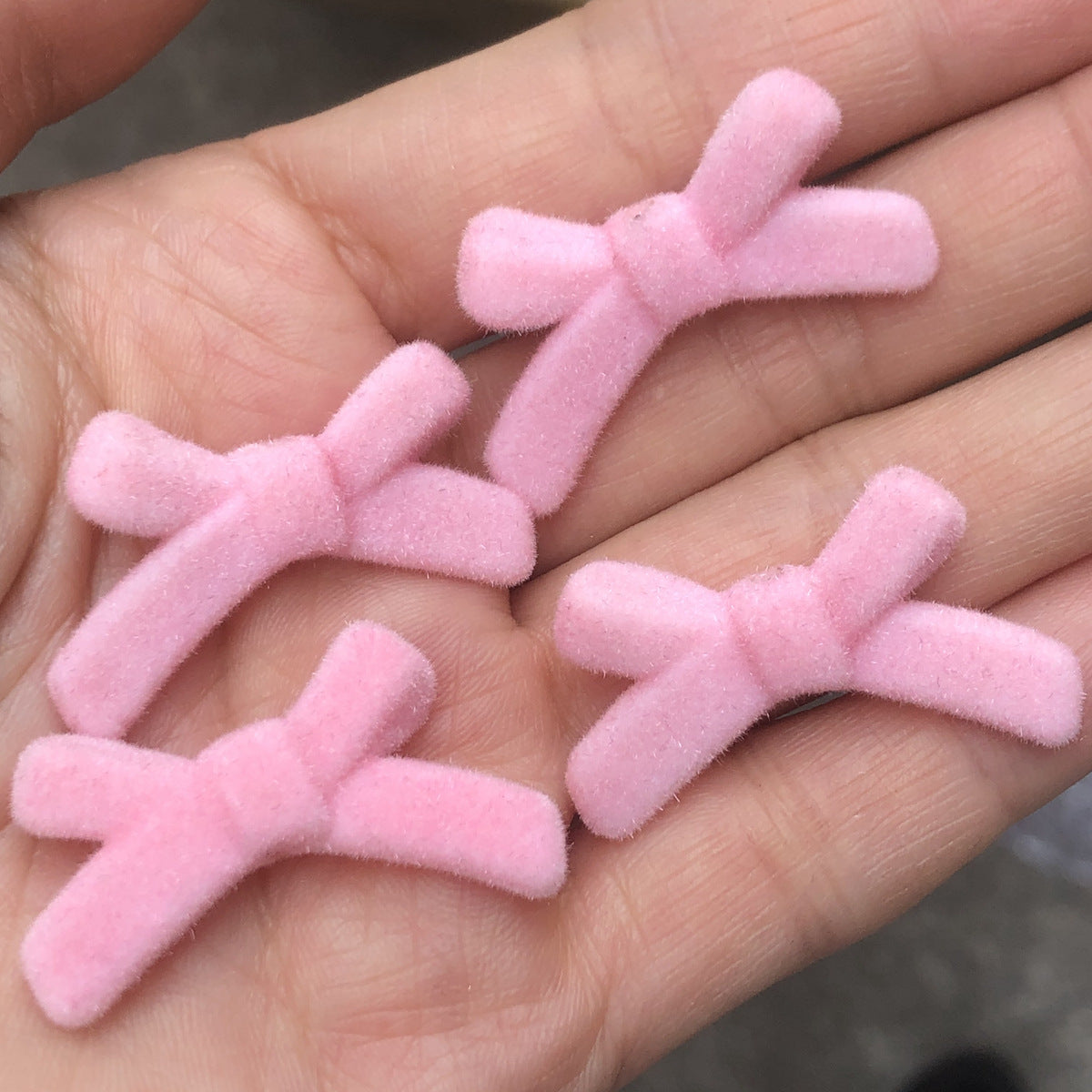 Wholesale 10PCS Flocking Cross Bow DIY Jewelry Accessories Beads