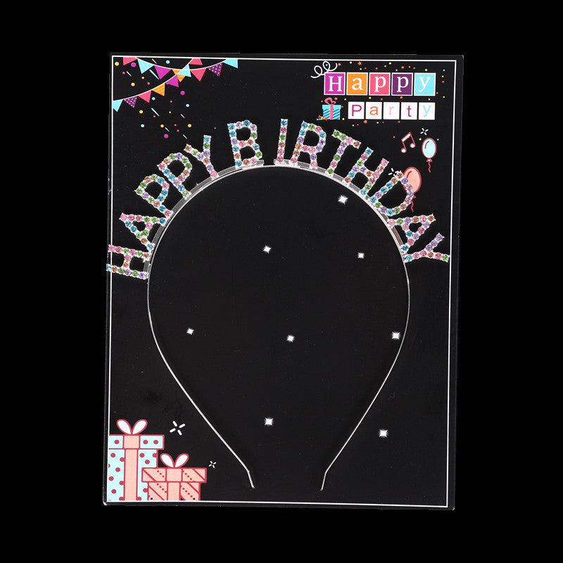 Wholesale Wholesale happy birthday birthday party headdress headband