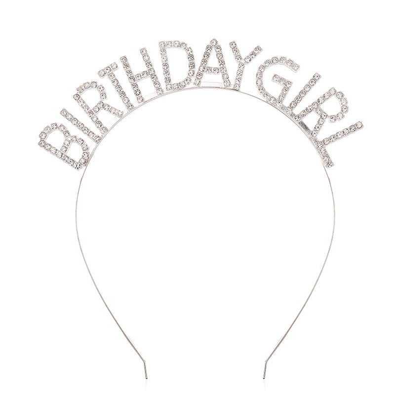 Wholesale BIRTHDAY Party Glitter Colorful Shoulder Belt Ceremony Belt Crown