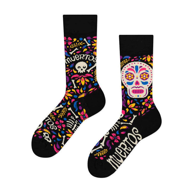 Wholesale Mexican Day of the Dead Couples Socks