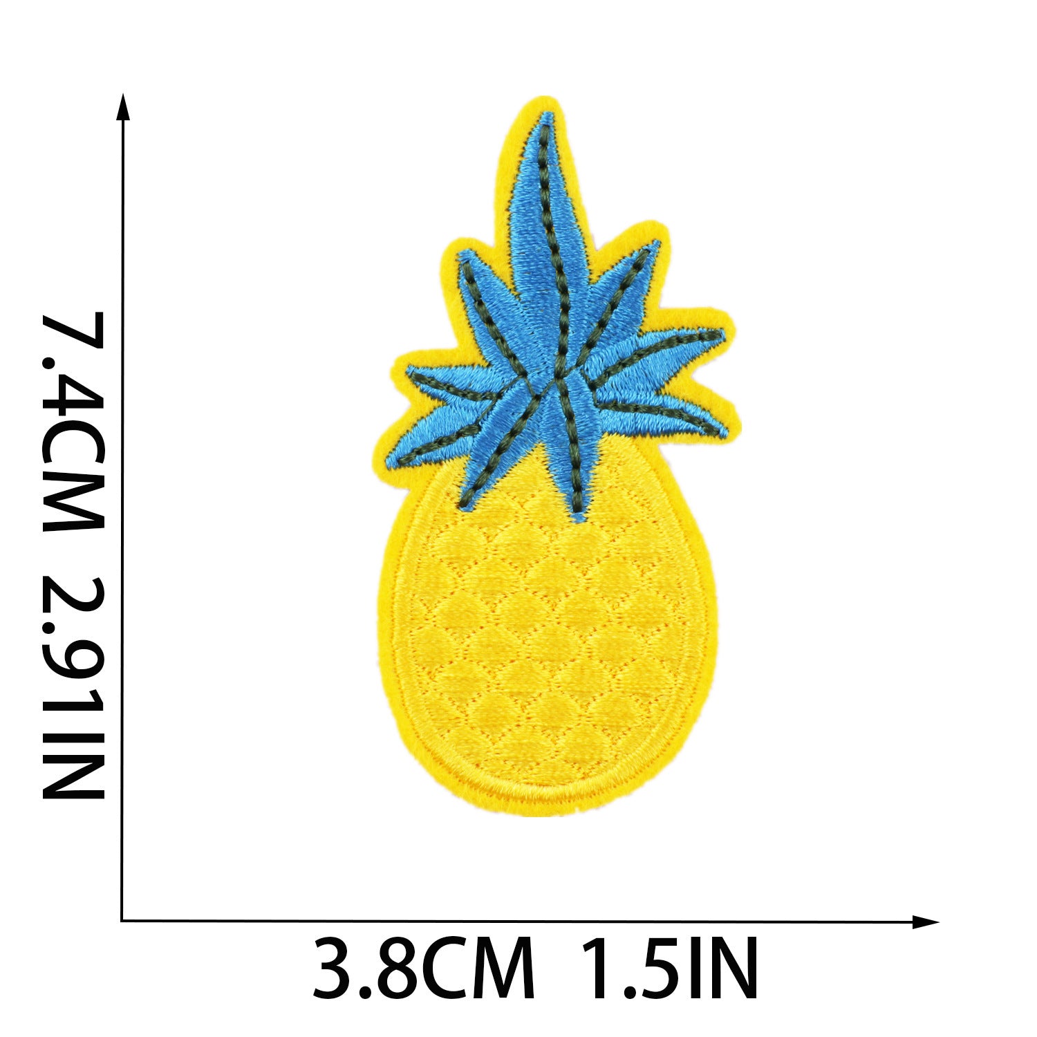 Wholesale cartoon mouth patch cactus clothes decorative embroidery stickers