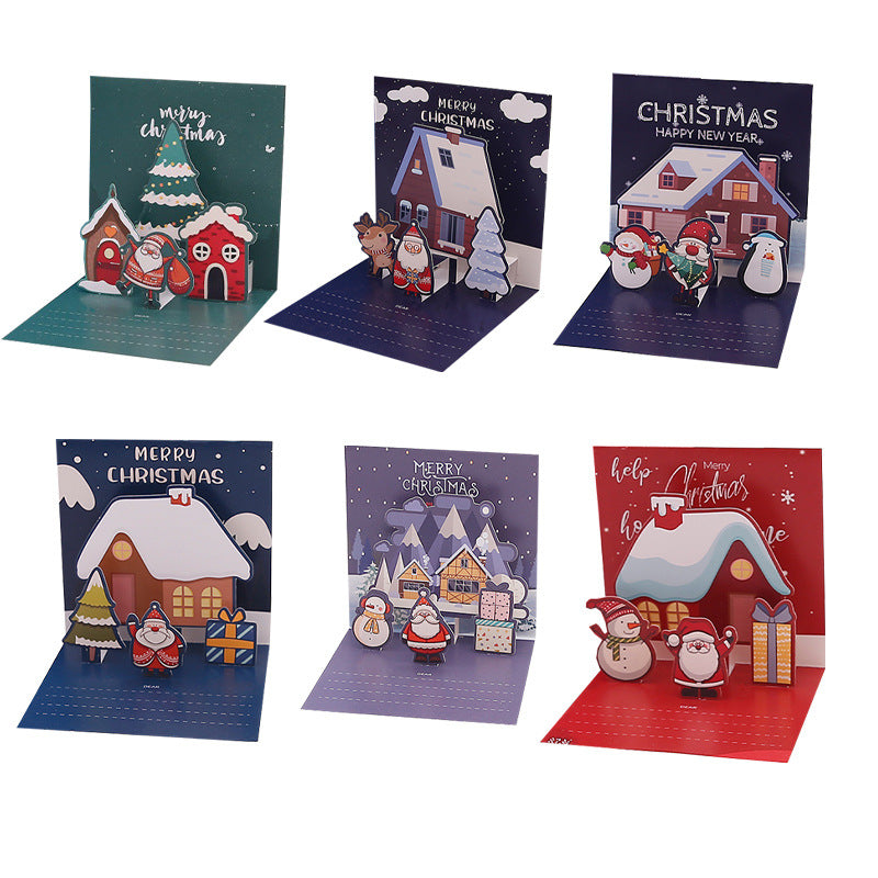 Wholesale Christmas greeting card creative holiday card