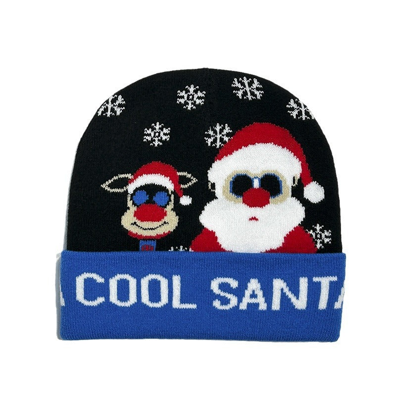 Wholesale Elk Knitted Hat Santa Claus Knitted Hat Christmas Knitted Hat