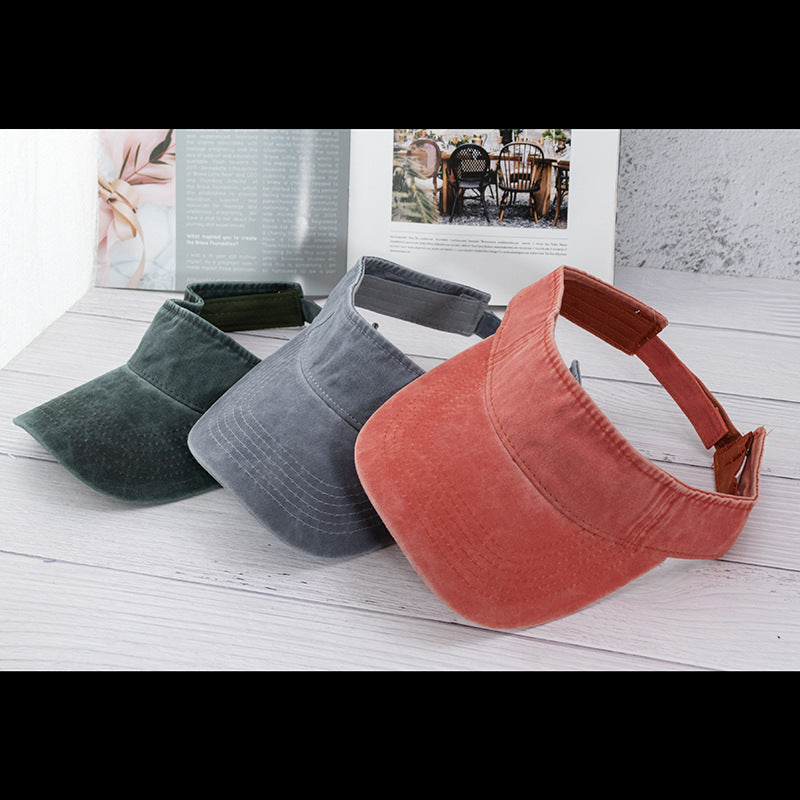 Wholesale Washed hollow hat summer outdoor sports breathable retro old baseball cap