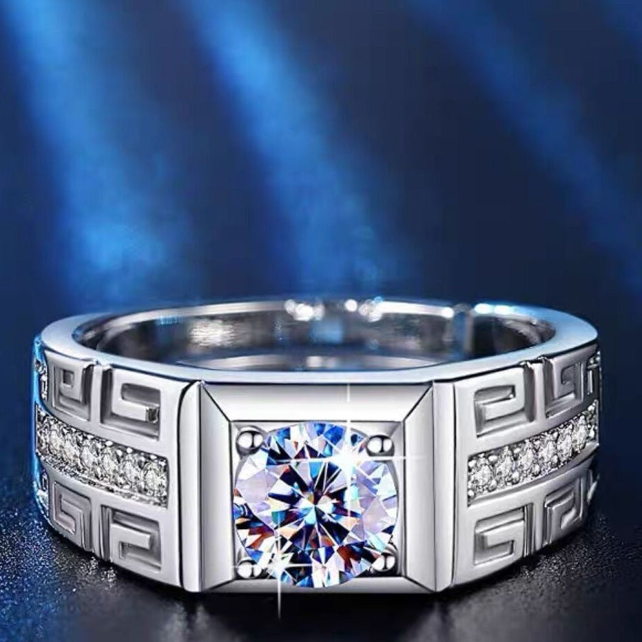 Wholesale classic elegant simple handsome wedding ring