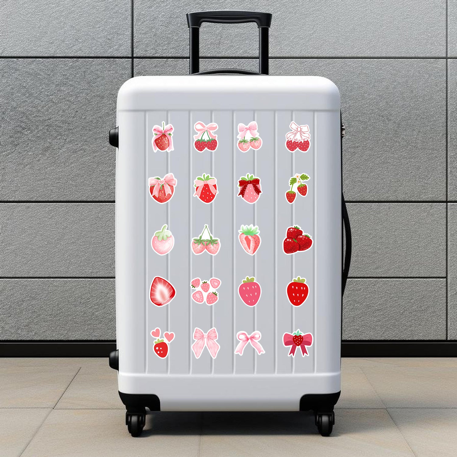 Wholesale DIY Wraps For Craft Cartoon strawberry doodle sticker