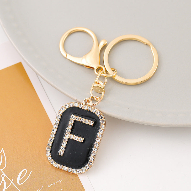 Wholesale Creative 26 English Letters Zinc Alloy Keychain