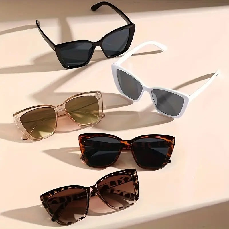 Wholesale Concave shape large frame cat eye sunglasses sun glasses hollow legs large square frame