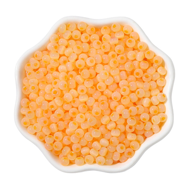 Wholesale 150PCS Cat's Eye Jade Glass Beads