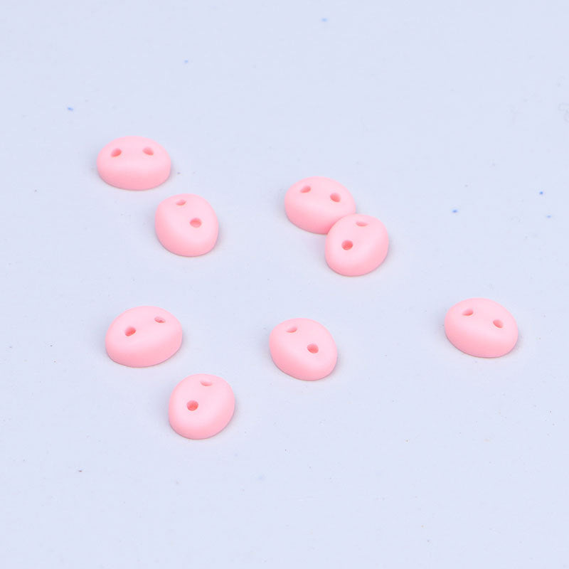 Wholesale Handmade DIY plush twisted stick accessories material doll black eyes nose Christmas hat scarf Accessories