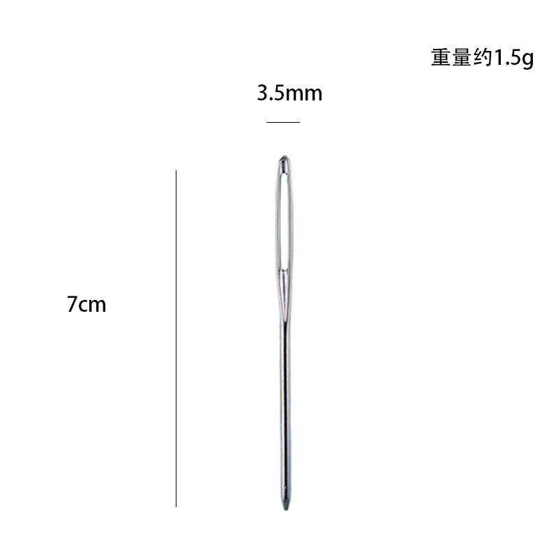 Wholesale 25pcs Household Pointed Hand Sewn Blunt Head Gold Tail Sewn Quilt Cross Stitch Sewing Needle