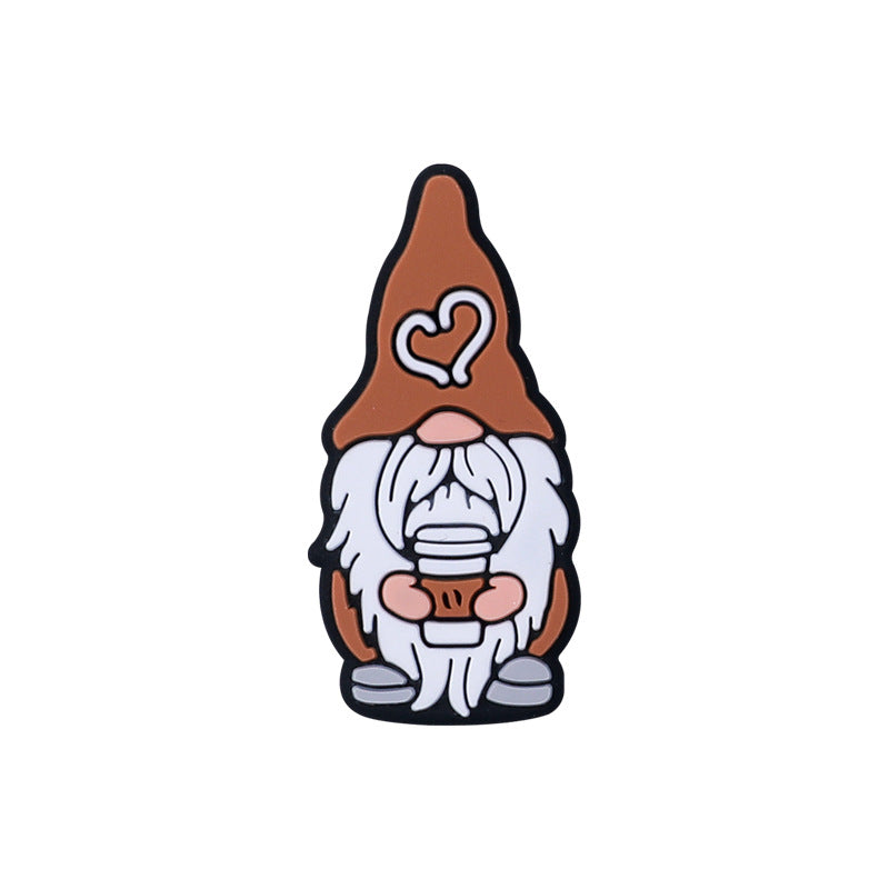 Wholesale 20pcs Coffee Beaded Alphabet Silicone Beads Wholesale