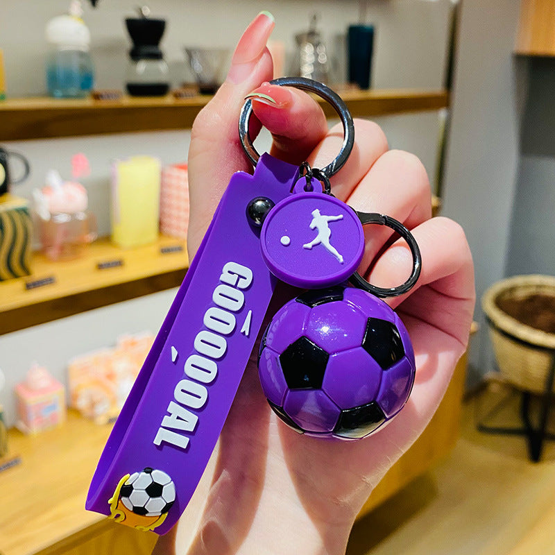 Wholesale Acrylic Simulated Football Keychain