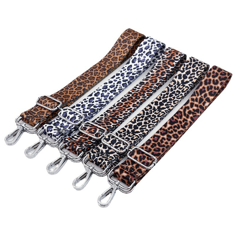 Wholesale Leopard Pattern Wide Shoulder Strap Polyester Adjustable Women's Bag Strap