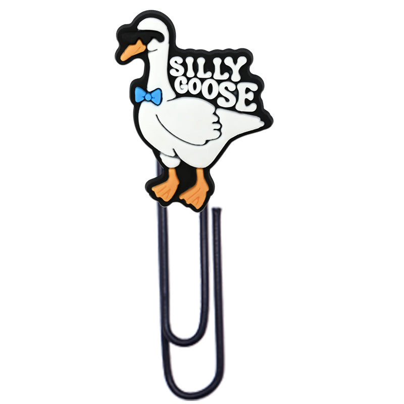 Wholesale  Random Cartoon Swan Paper Clip Bookmark