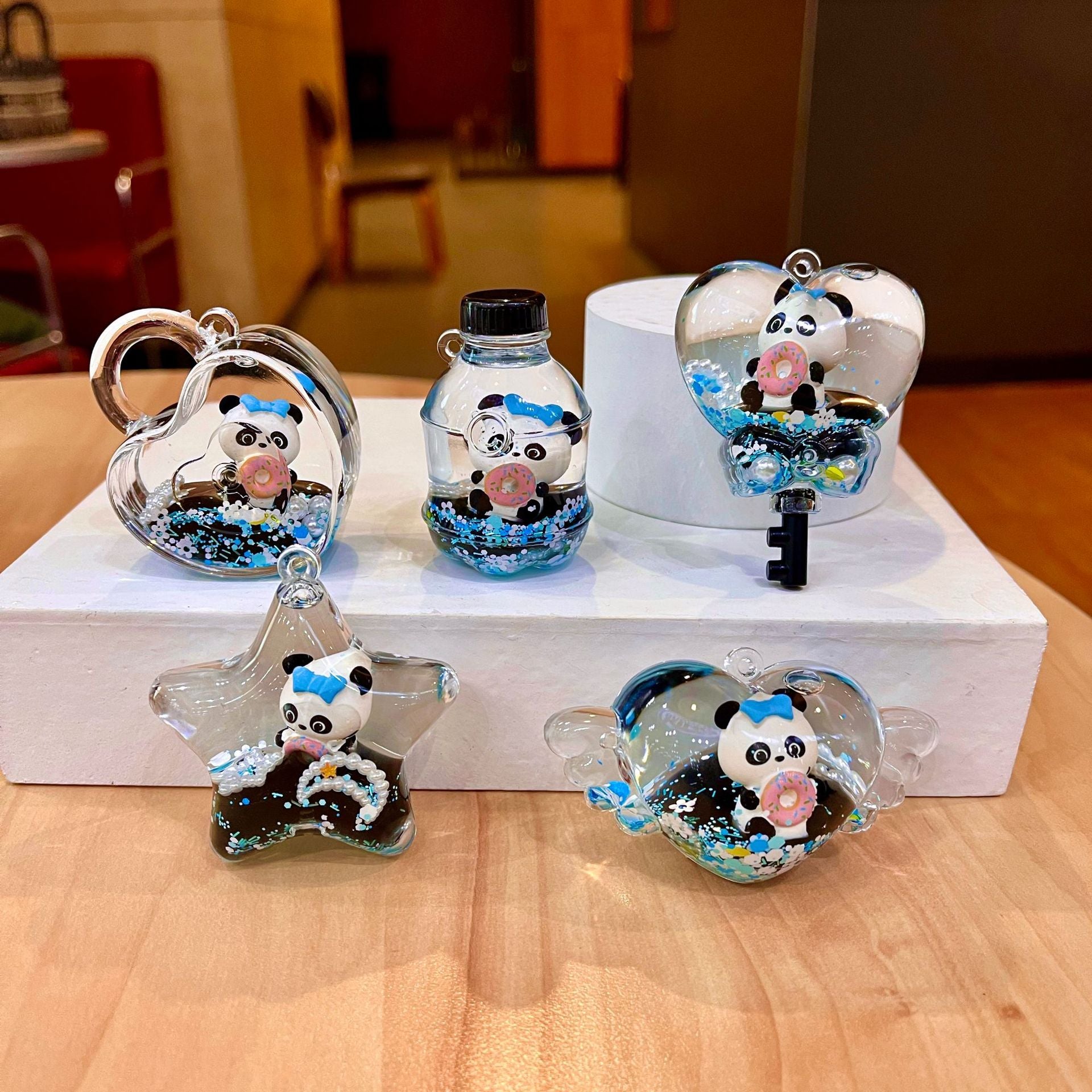 Wholesale Acrylic red panda keychain