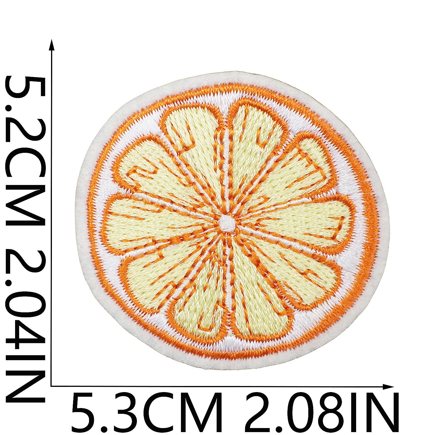 Wholesale Cartoon Orange Series Embroidery DIY Patches