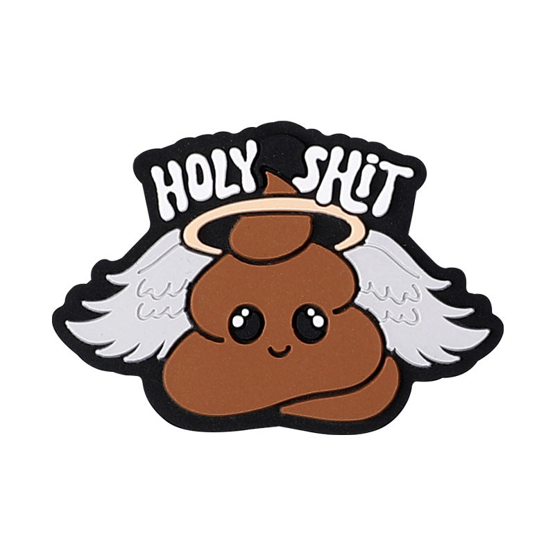 Wholesale 20pcs Epoxy English Letter Food Grade Silicone Beads