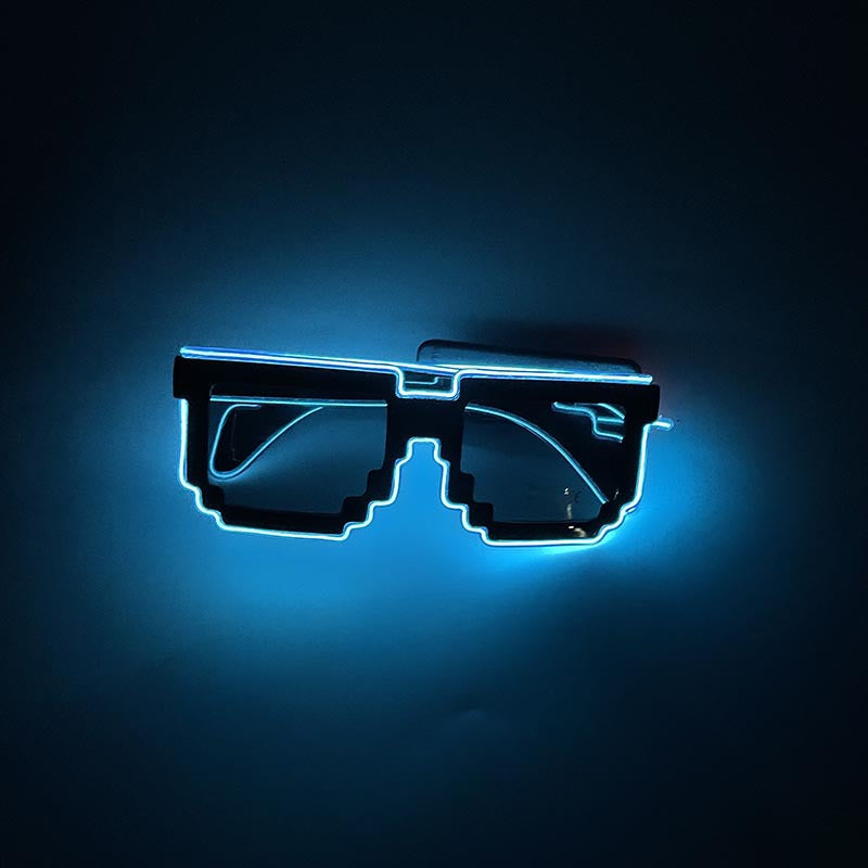 Wholesale Bar nightclub wireless luminous glasses sunglasses party LED disco atmosphere props