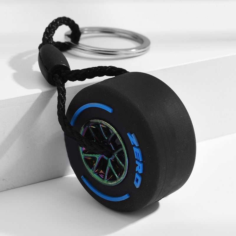 Wholesale Tire Soft Rubber Keychains