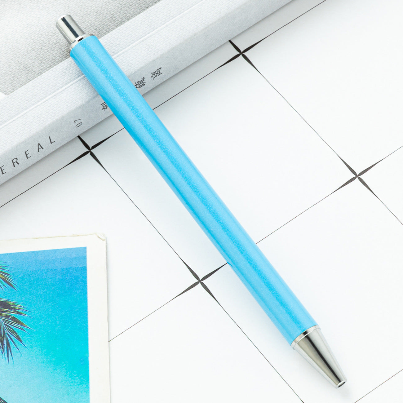 Wholesale Multi colored office stationery with metal pens