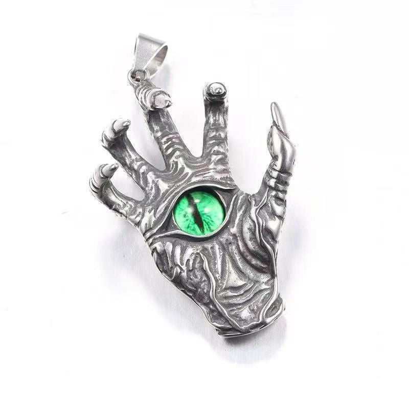 Wholesale Devil Hand Pendants Alloy Sweaters Necklaces