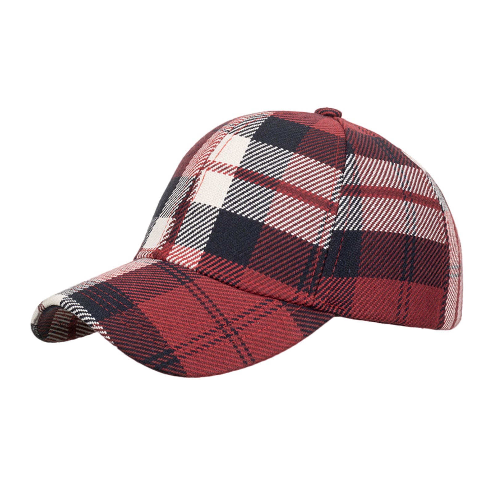 Wholesale British plaid baseball cap