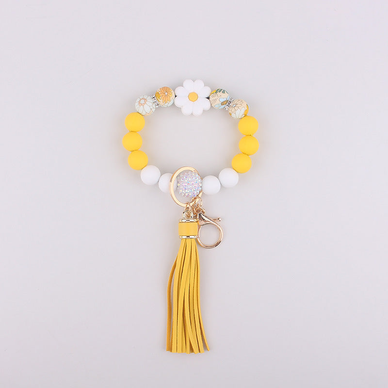 Wholesale Daisy Keychain Flower Bracelet