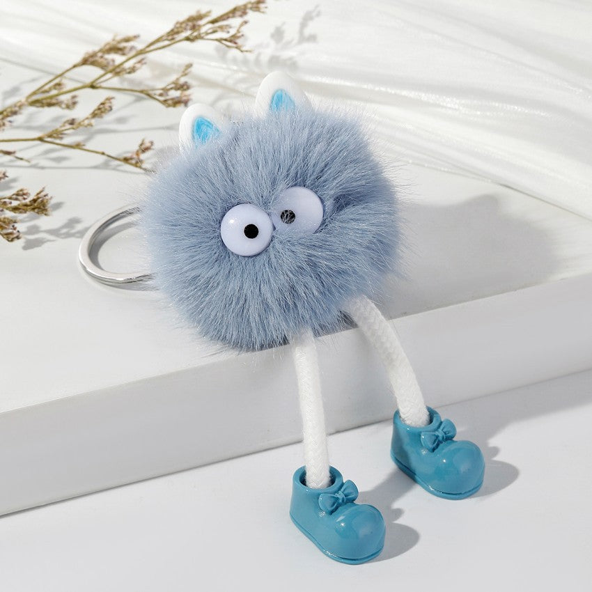 Llavero de peluche de monstruos de dibujos animados al por mayor