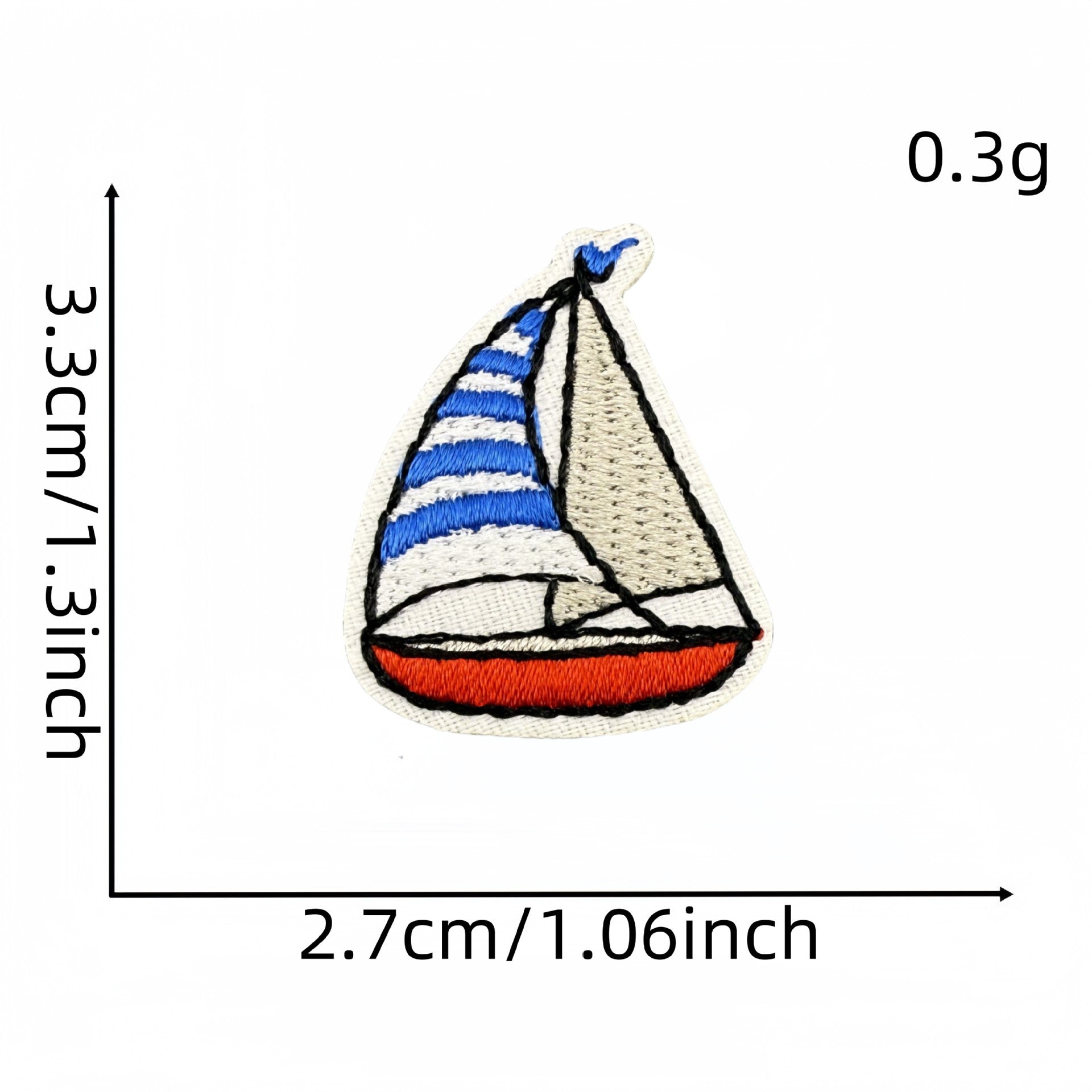 Wholesale Modern Cartoon Ocean Life Embroidered Patch Iron On Applique For Shoes Hats Fashion DIY Accessory