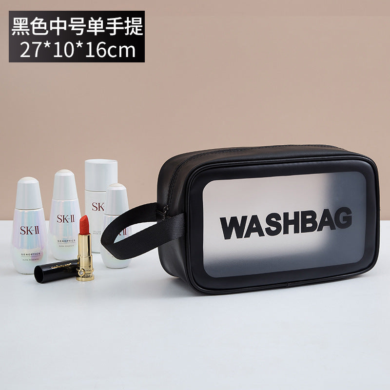 Wholesale PU Transparent Frosted Wash Waterproof Pvc Storage Bag