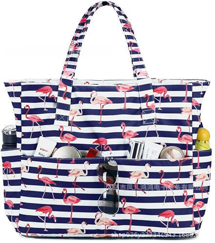 Wholesale multi-functional large  classic popular beach bag travel holiday gym essential