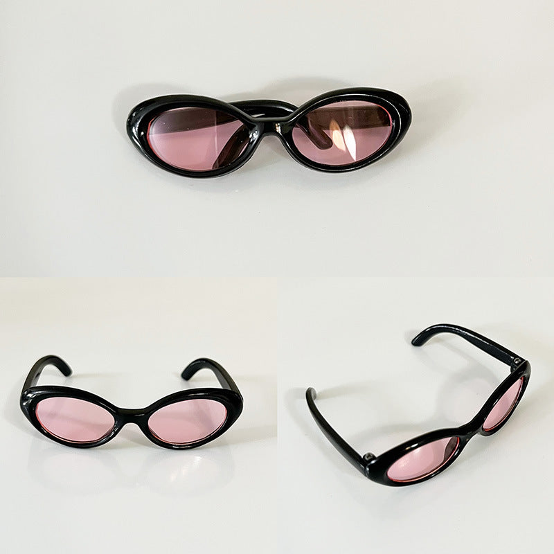 Wholesale 6. 5cm wide glasses doll sunglasses Doll Accessories
