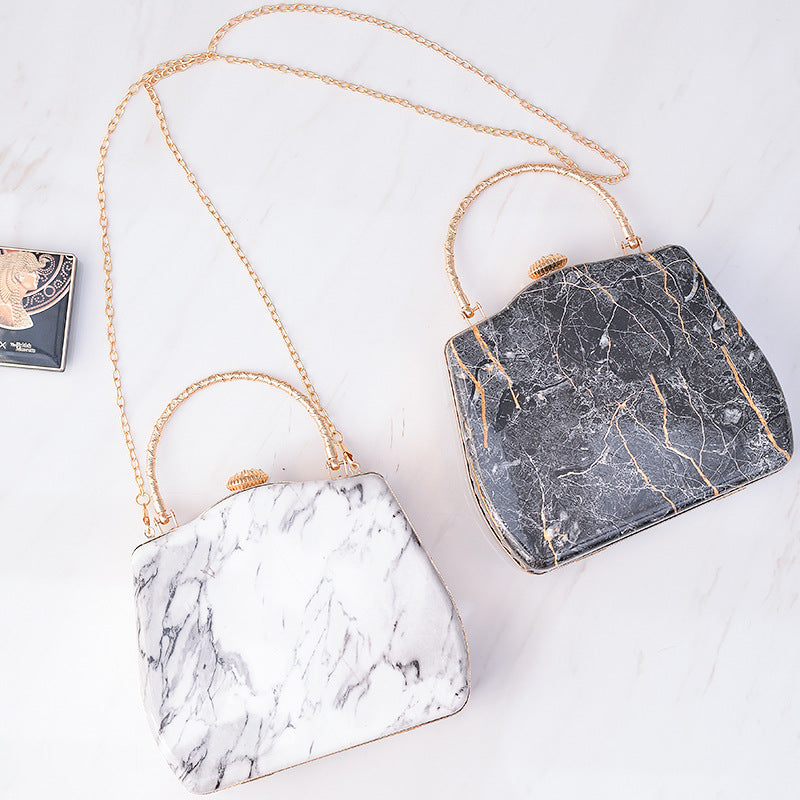 Wholesale Marble PU Creative Simple and Personalized Handbag